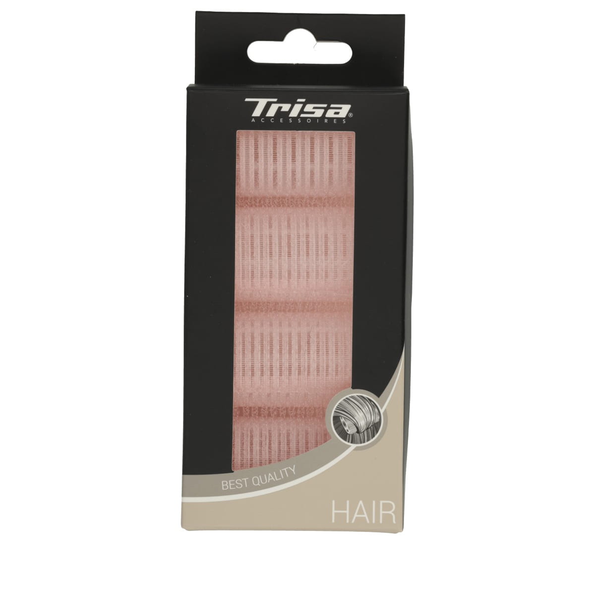 Velcro Curler light pink 28 mm, 4 Pcs.