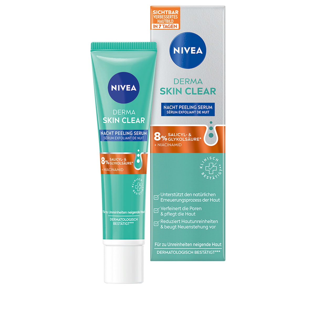 Derma Skin Clear Night Peeling Serum