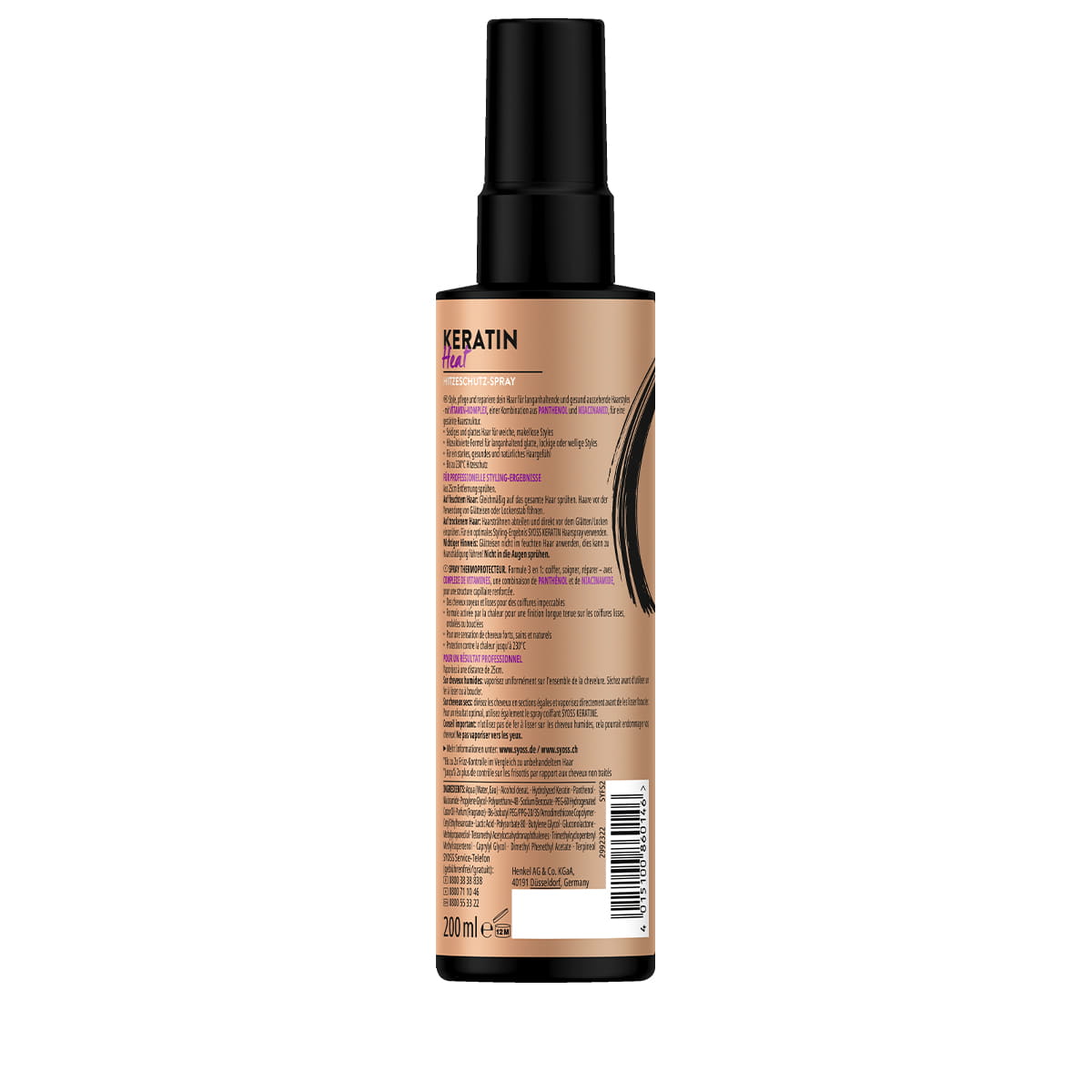 Heat Protection Spray Keratin Heat