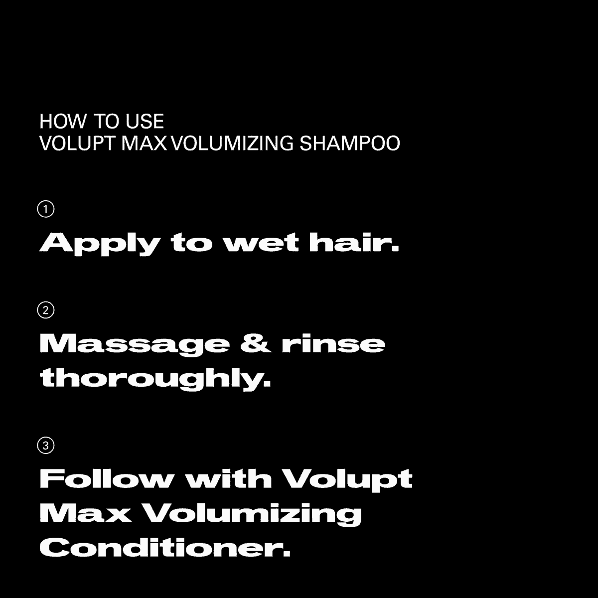 Max Volumising Shampoo