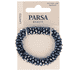 Elastico per capelli con perle blu