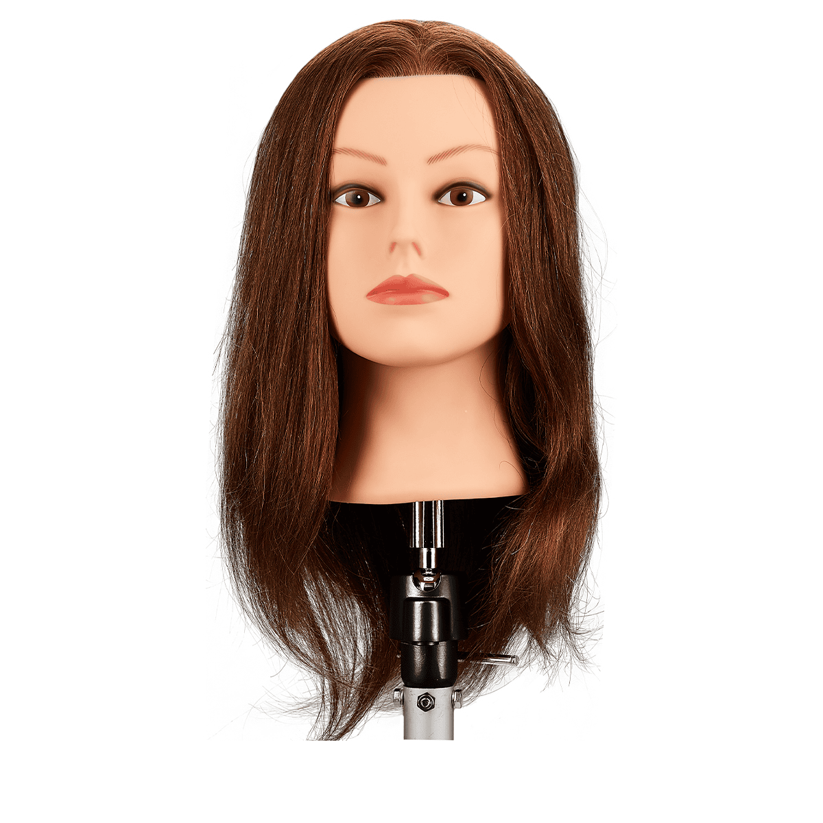 Tête d'entraînement 40 cm 100 % vrais cheveux
