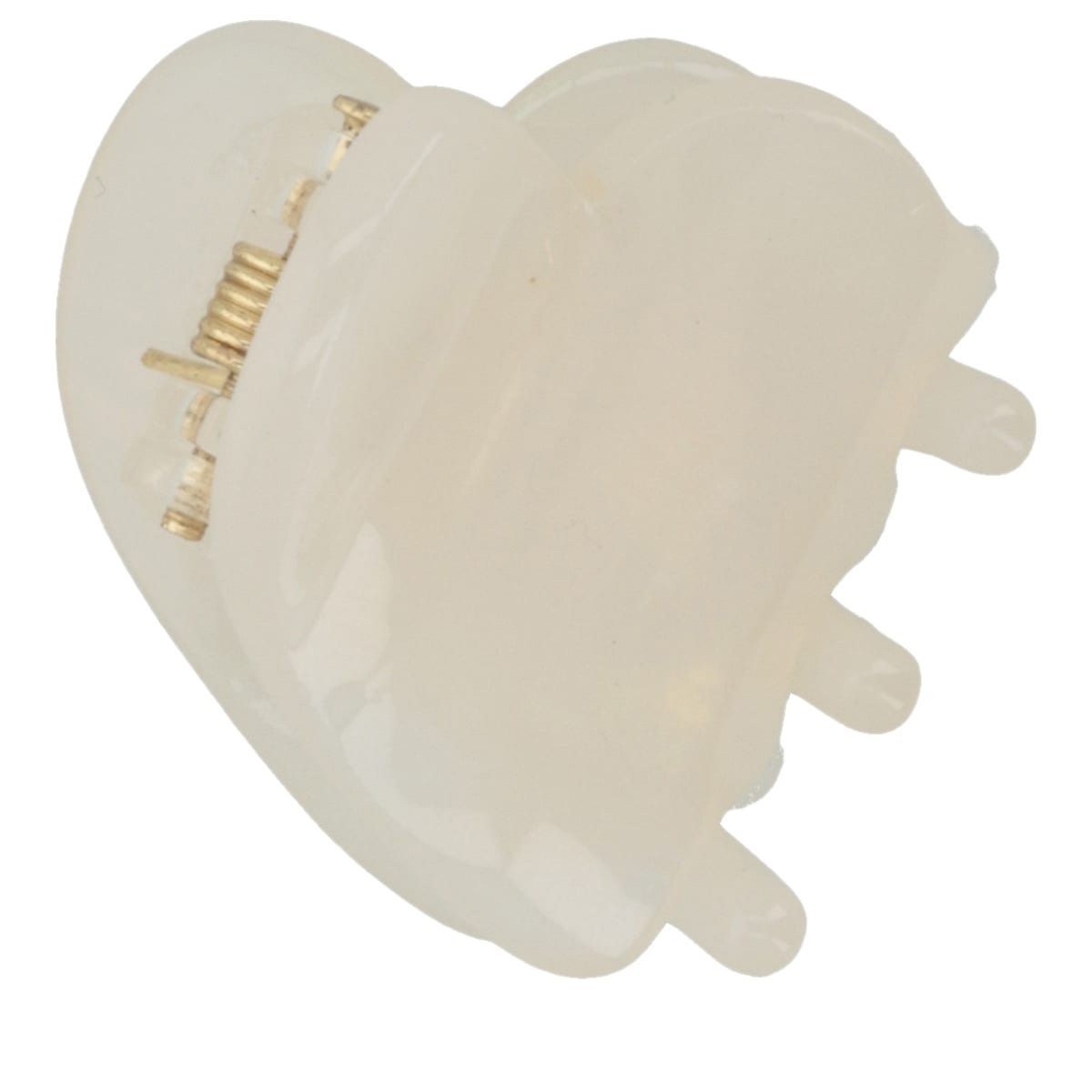 Set Of Heart Clips - Beige