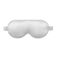 Masque de sommeil en soie Argent