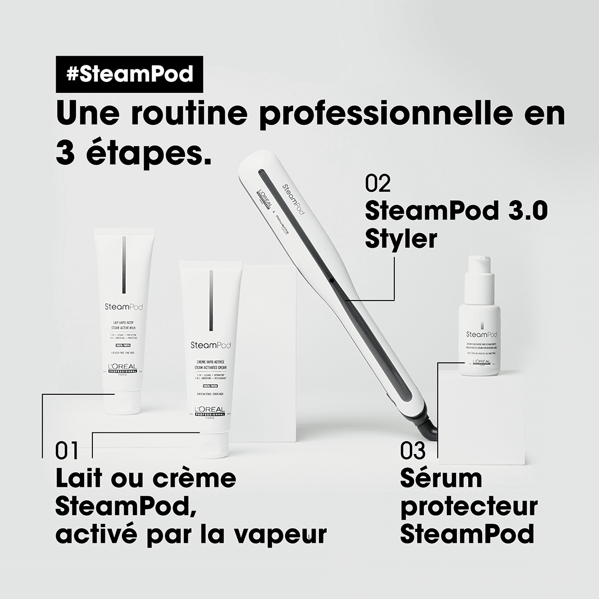 Steampod 3.0 Lisseur à Vapeur