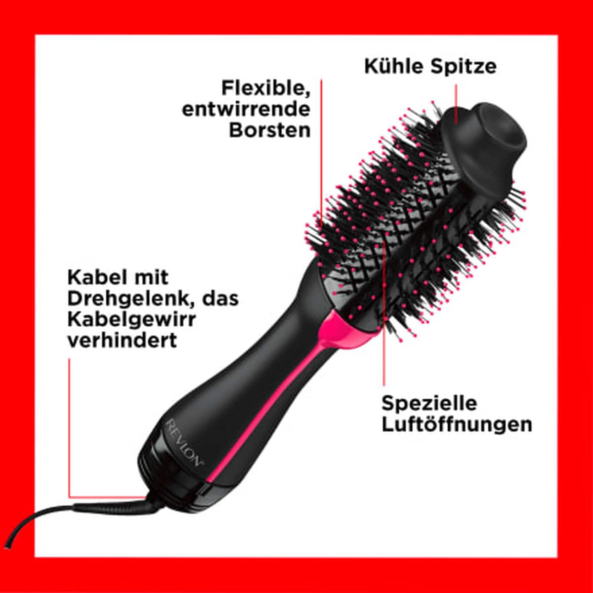 Salon One-Step Volumiser Warmluftbürste