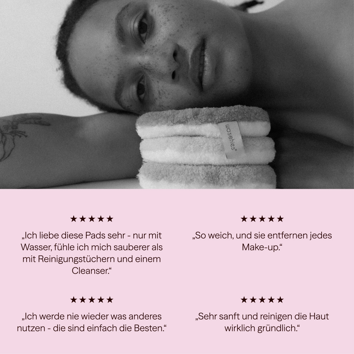 Wiederverwendbare Abschminkpads - 3er Set