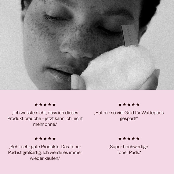 Wiederverwendbare Toner Pads 5er-Set