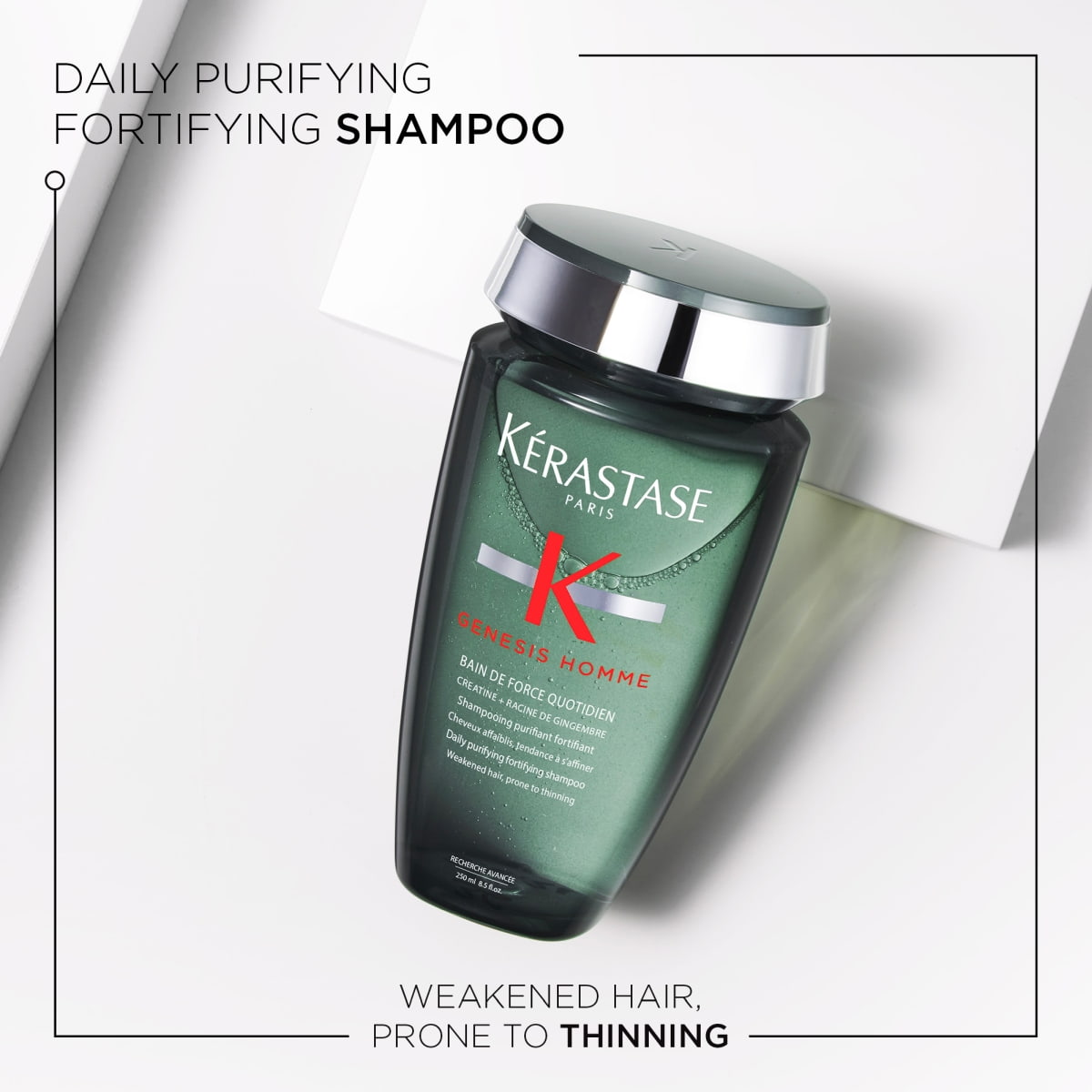 Shampoo da uomo Bain Force per capelli diradati