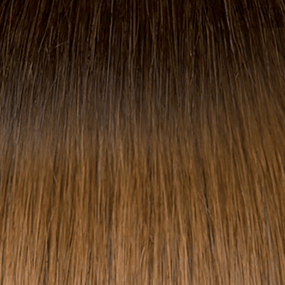 Keratin Hair Extensions 50/55 cm - 6/27, light brown/tobacco blond