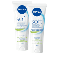 Soft Refreshing Moisturizing Cream Tube DUO