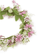 Blumenkranz zum Binden mit lila Blüten