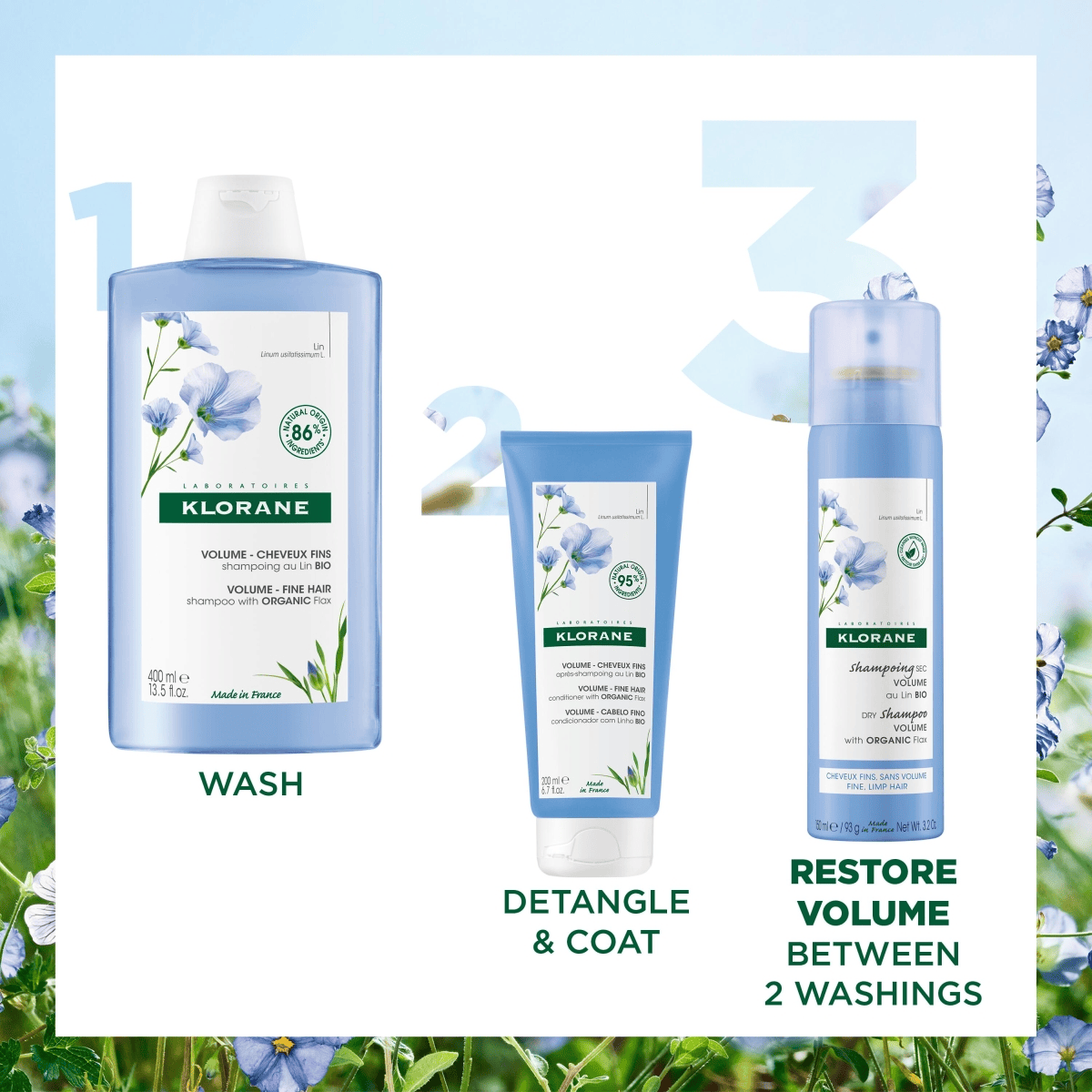 Shampooing Sec aux Fibres de Lin BIO