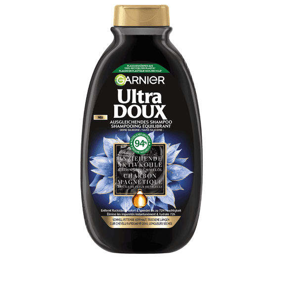 Shampoo magnetic charcoal