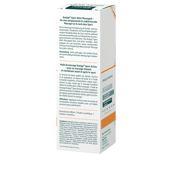 Olio da Massaggio Sport Active