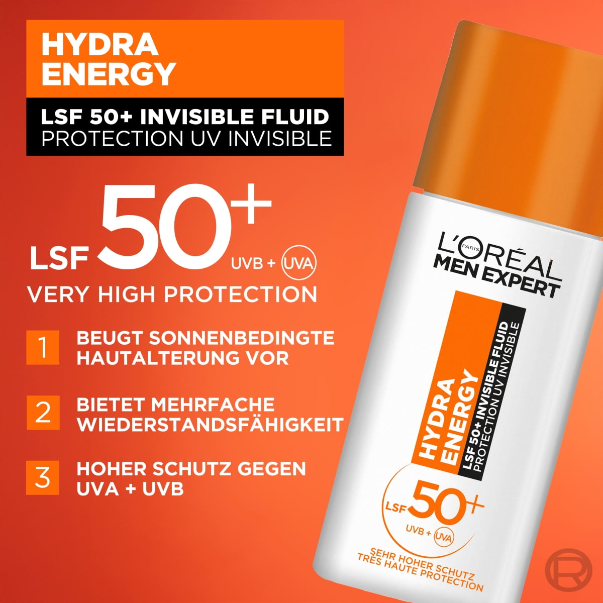 Fluide Invisible Quotidien Hydra Energy SPF 50+