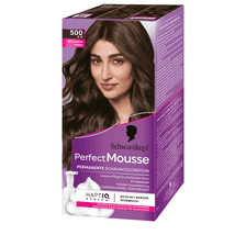 Permanente Schaumcoloration 500 Mittelbraun