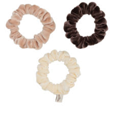 Scrunchie Yoga - Crema, Beige, Marrone Scuro