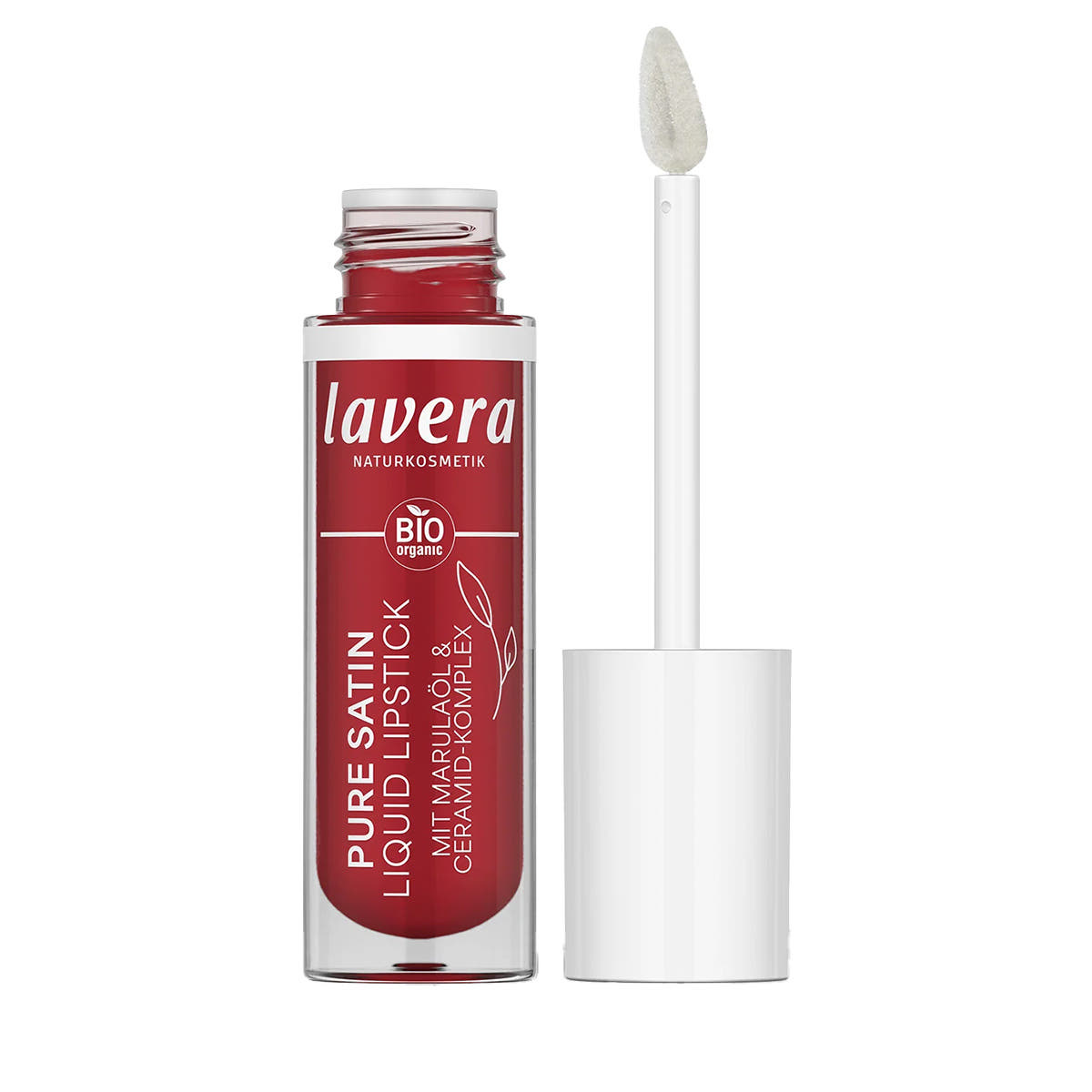 Pure Satin Liquid Lipstick - Poppy Red 01