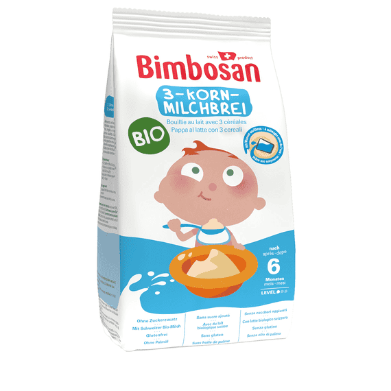 Organic 3-Grain Baby Milk Pap