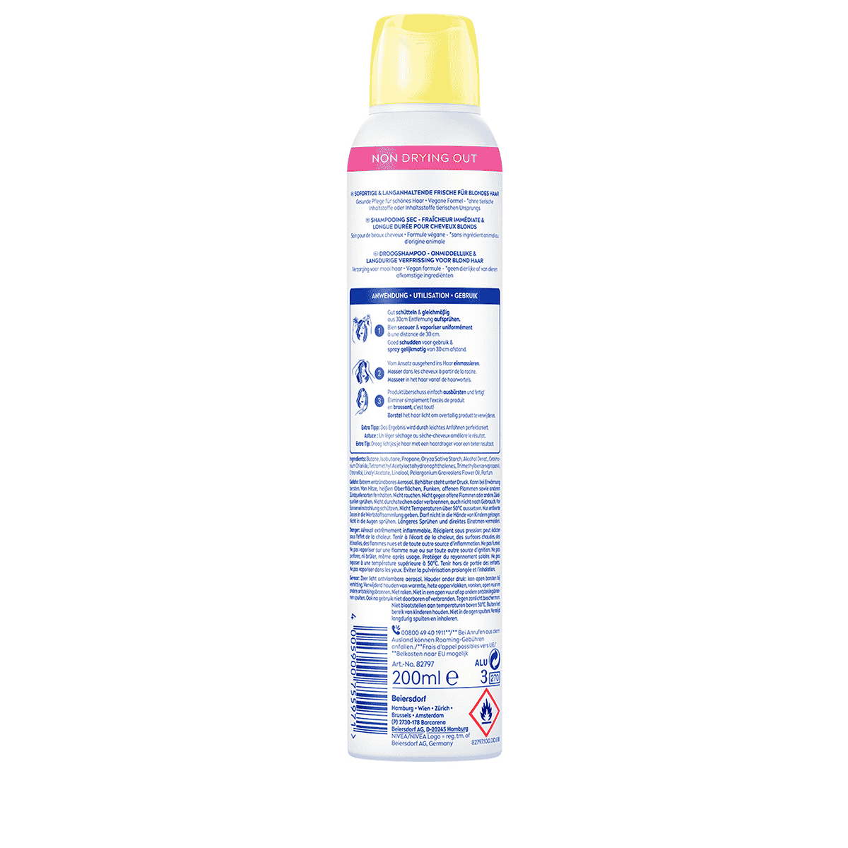 Shampoing Sec Fresh & Mild pour Cheveux Blondes et Clairs