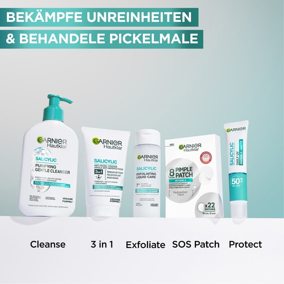 Hautklar 3-in-1 Reinigung + Peeling + Maske