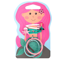 Lot barrettes et élastiques cheveux Sirène