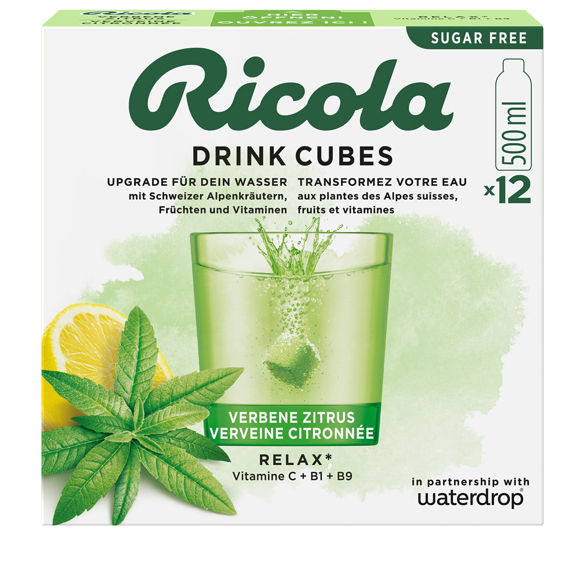 Drink Cubes Verbene Zitrus zuckerfrei