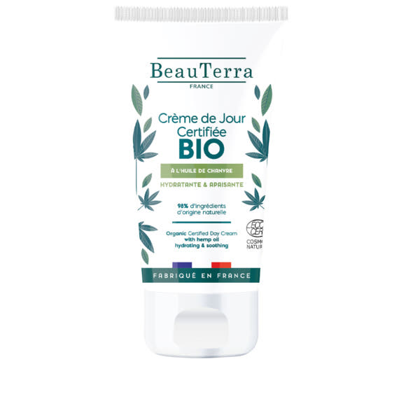 Crème de jour au chanvre et à l'aloe vera bio