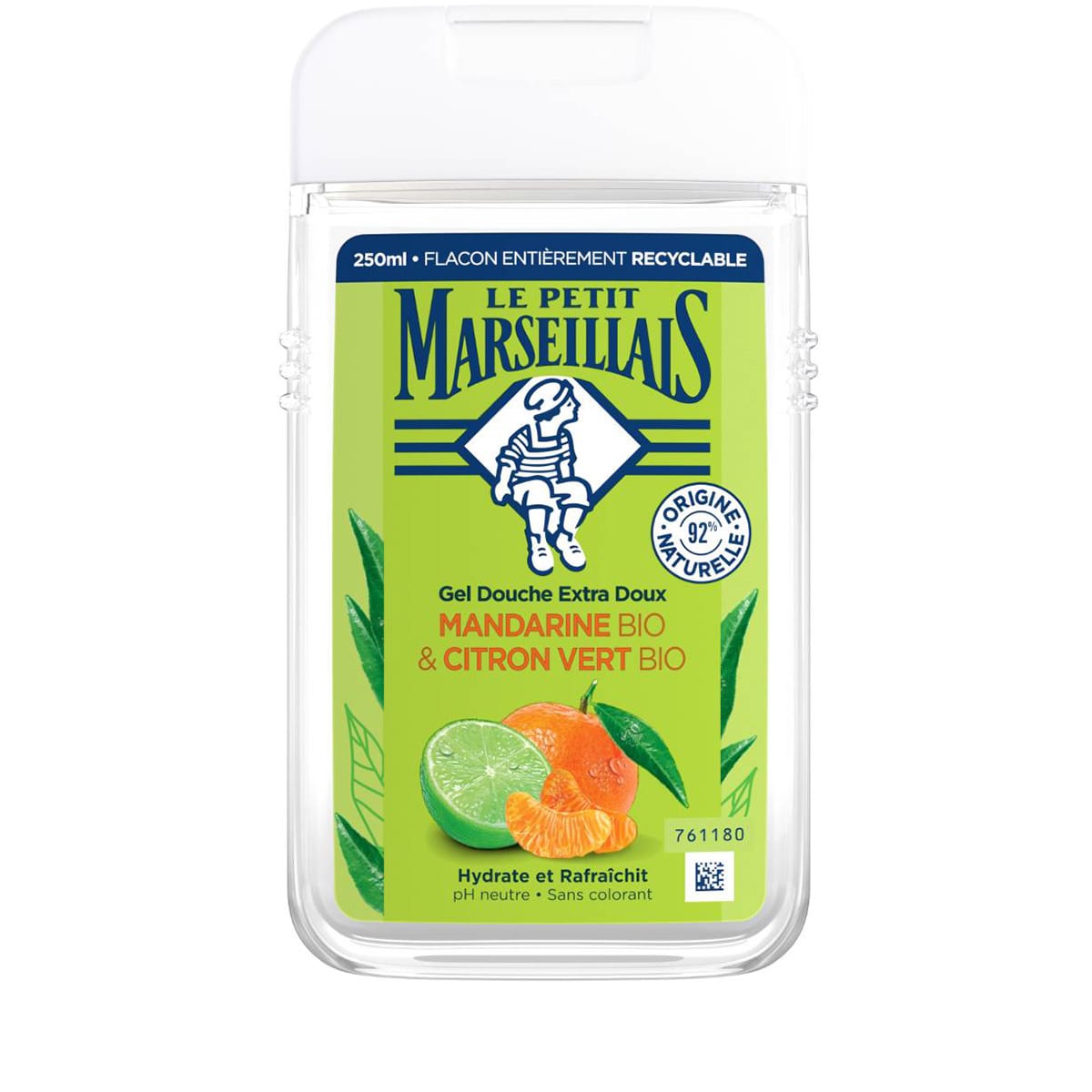 Gel Douche Bio Mandarine & Citron Vert