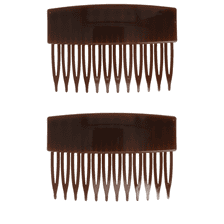 Brown Side Comb Set
