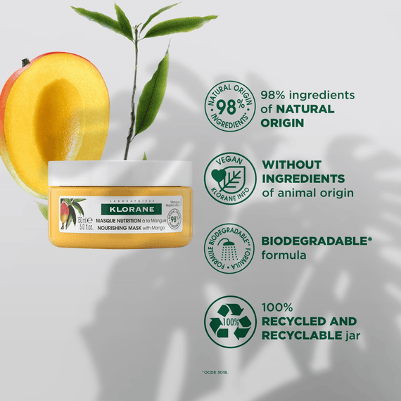 Nourishing Hair Mask for Dry Hair with Mango