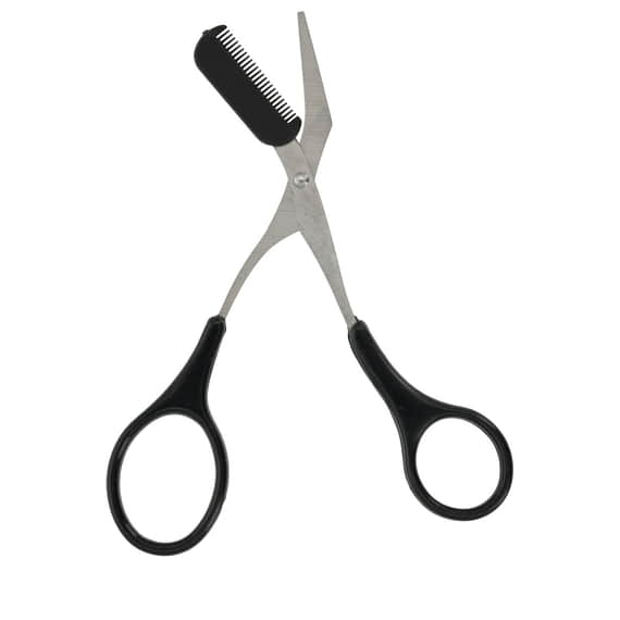 Ciseaux pour sourcils avec peigne