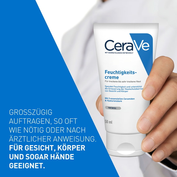 Feuchtigkeitscreme für trockene Gesichts- und Körperhaut