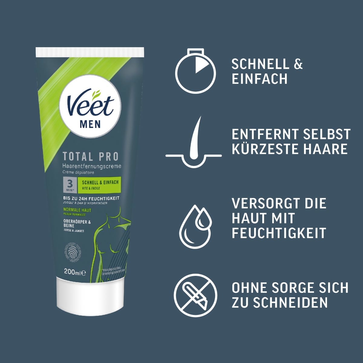 Enthaarungscreme Beine & Körper