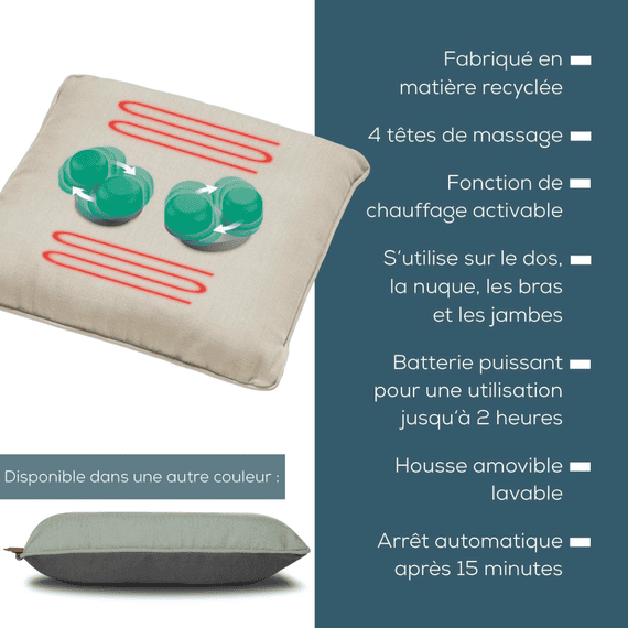 Coussin de Massage Rechargeable MG 139