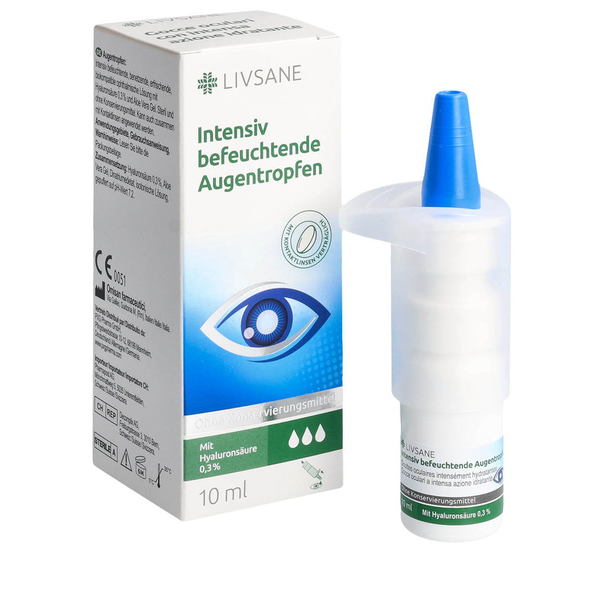Gocce oculari idratanti intensive