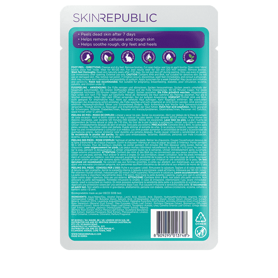Masque Pieds Foot Peel