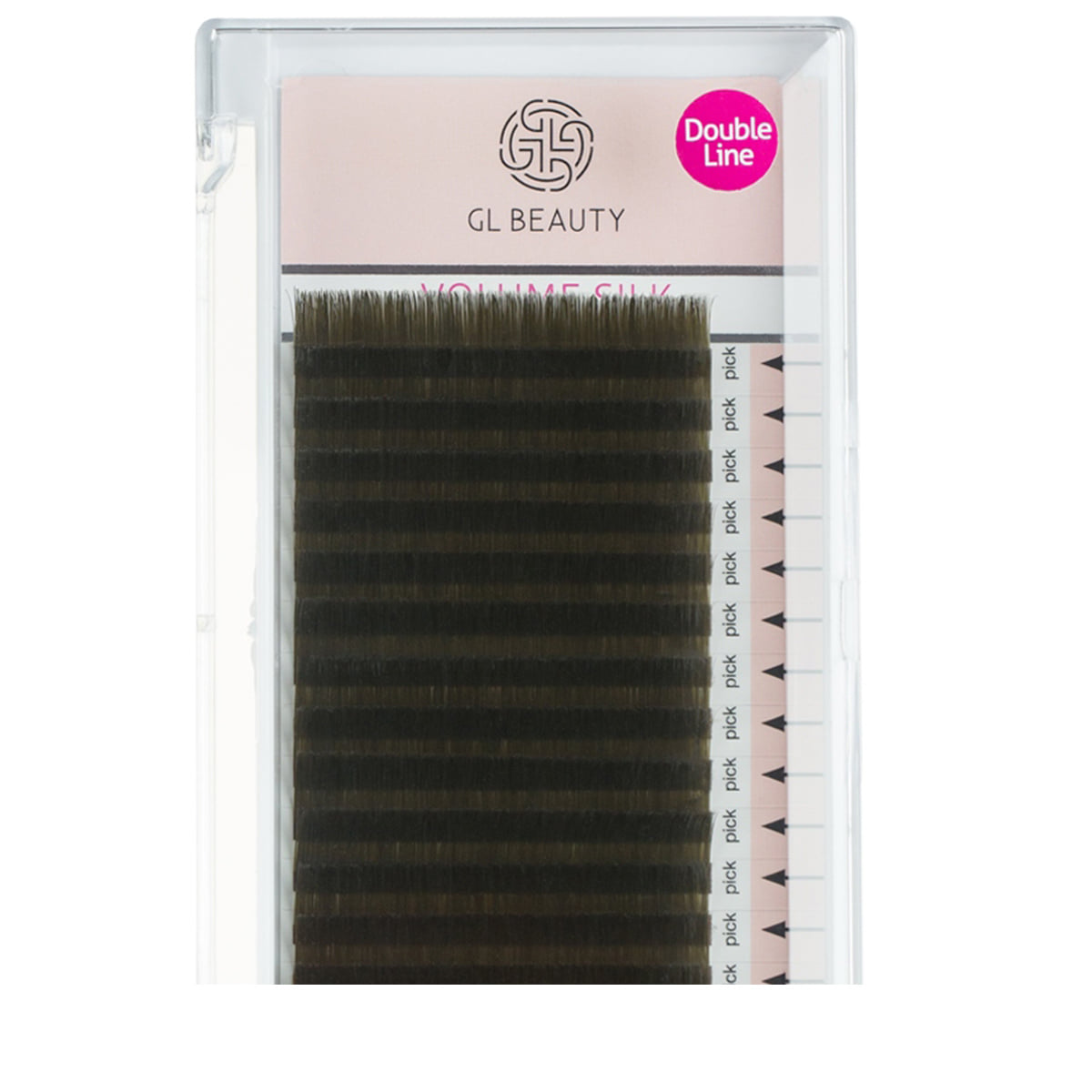 Double Line CC-Curl 0,07, 13mm hellbraun