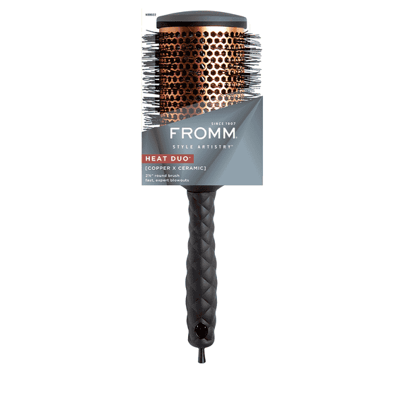 Heat Duo 2,5" Spazzola Rotonda in Rame