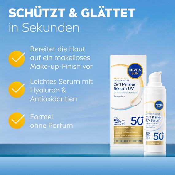 UV Face 2in1 Primer Daily UV Serum SPF50+