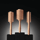 Round Wood Brush 0.75''