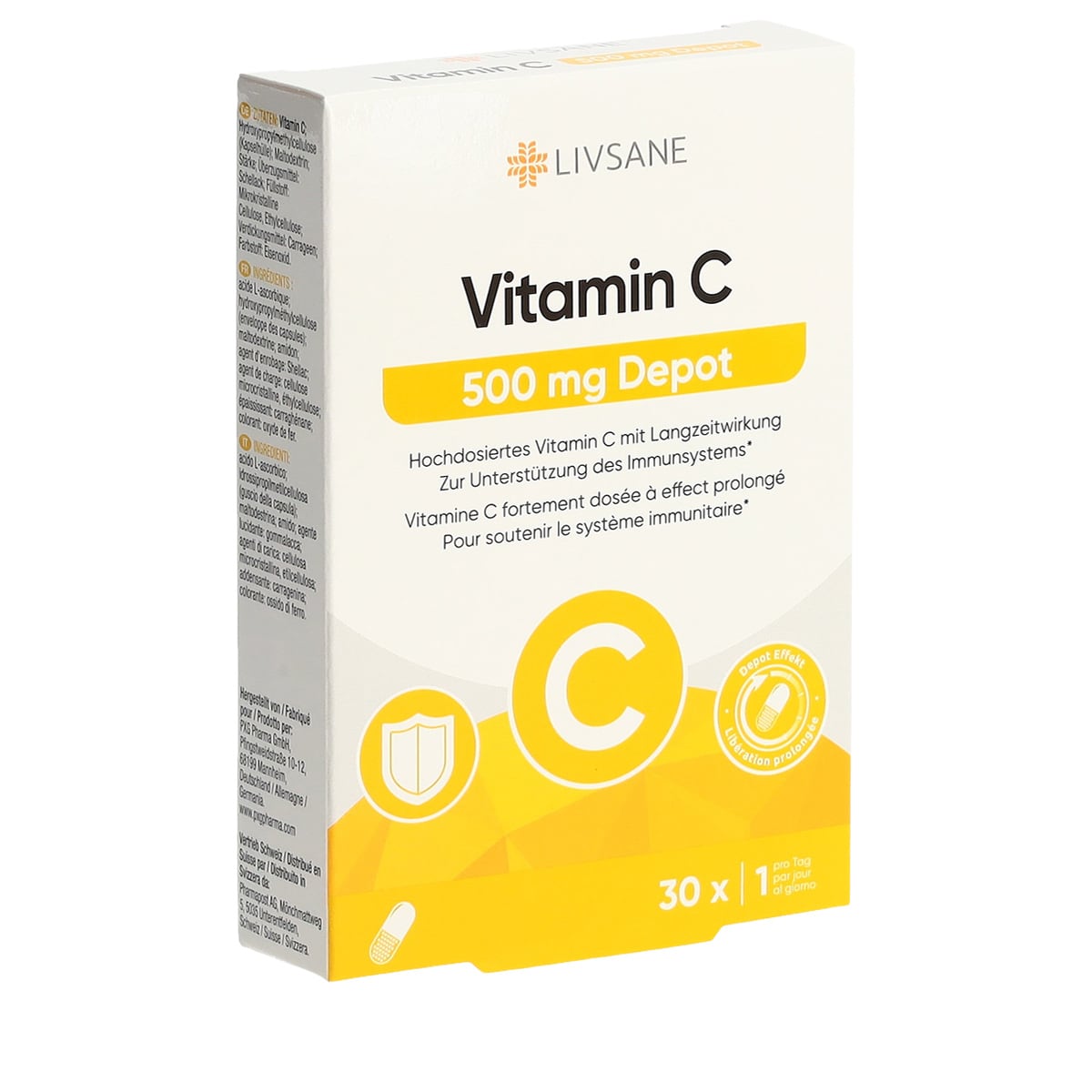Vitamine C Dépôt - 300 capsules
