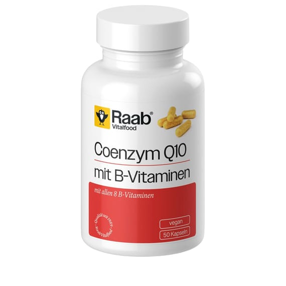 Coenzyme Q10 avec des capsules de vitamines B