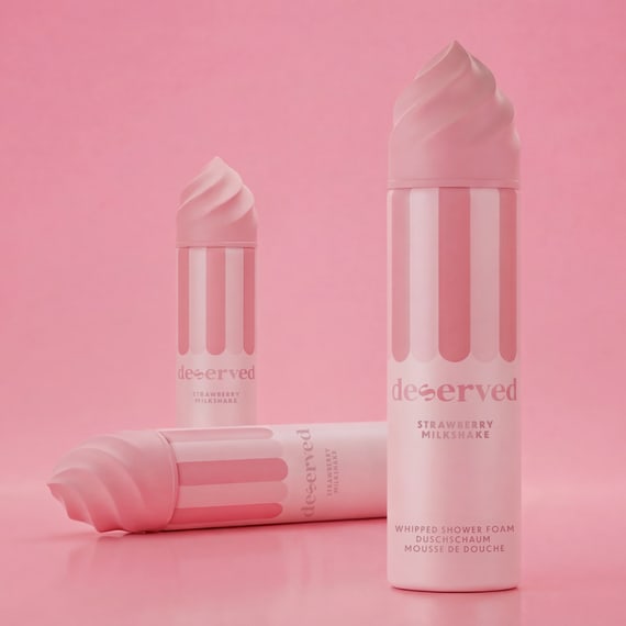 Mousse de Douche Strawberry Milkshake