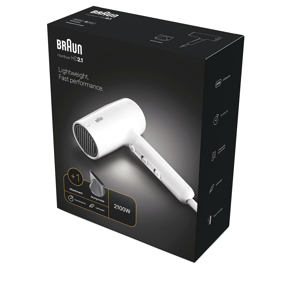 Braun Hair Dryer HD 2.1