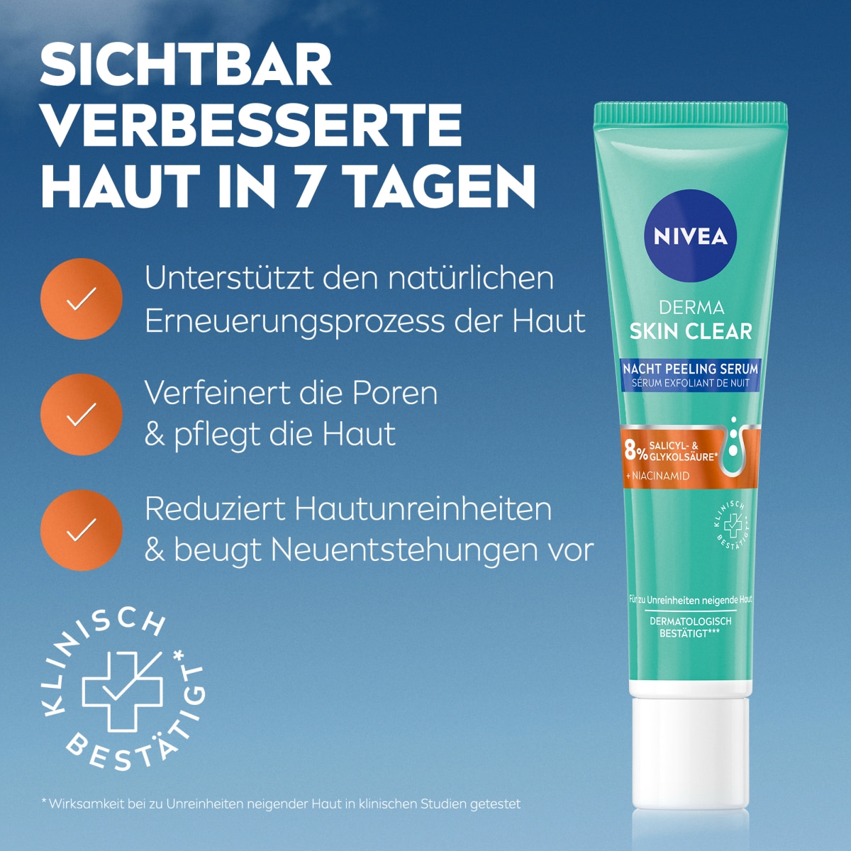 Derma Skin Clear Nacht Peeling Serum