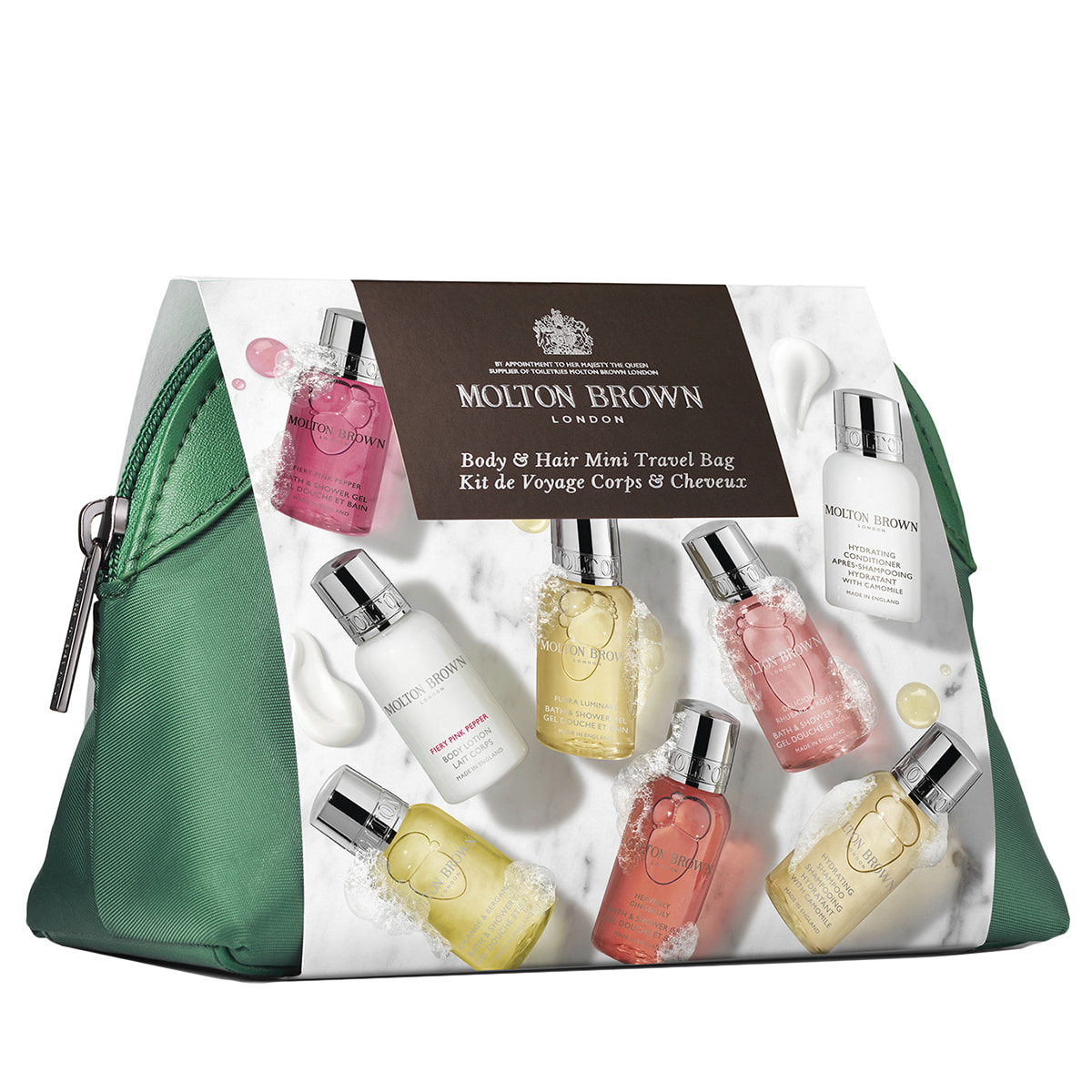 The Elegant Escapist Mini Body and Hair Toiletry Bag