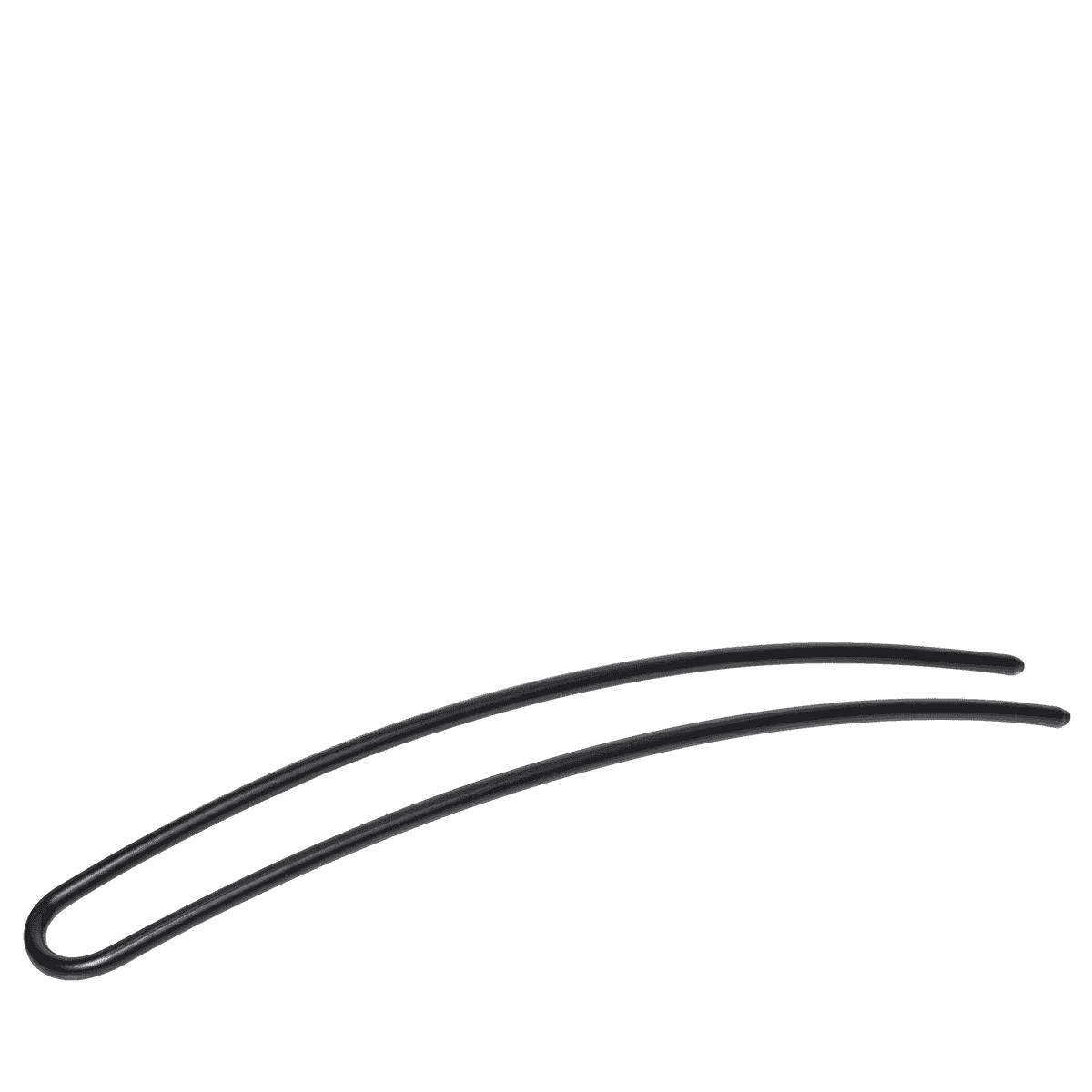 Hairpin Plain Black Matte