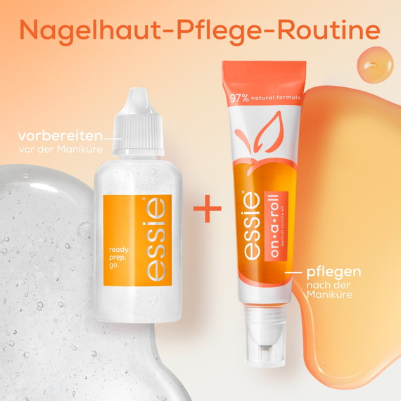 Nagelpflegeset ready.prep.go. mit Nagelhautentferner und Nagelhautschieber